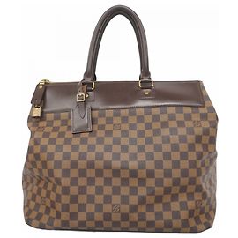 Borsa Boston Damier Greenwich PM Louis Vuitton in Ebano Damier ebene