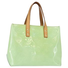 Borsa Reade Monogram Vernis PM di Louis Vuitton Verde