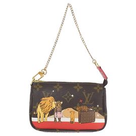 Louis Vuitton Monogram Mini Pochette Accessoires Brown Monogram