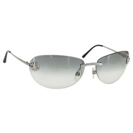 Chanel Camélia sunglasses Metal Black