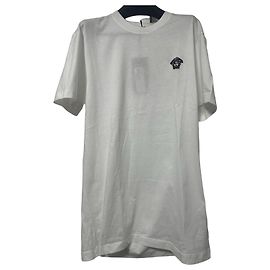 T-shirt Blanc Versace Blanc Bleu Marine