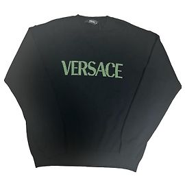 Versace Logo Sweatshirt Black Green