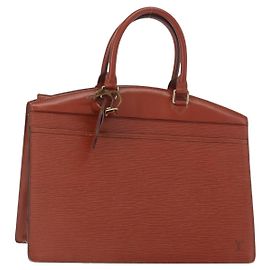 LOUIS VUITTON Borsa a Mano Epi Riviera Marrone M48183 LV Auth 157305 Marrone