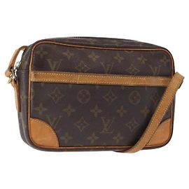LOUIS VUITTON Bolsa de Ombro Monogram Trocadero 23 M51276 LV Auth ep12547 Monograma