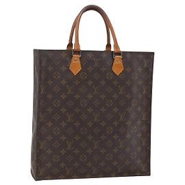 LOUIS VUITTON Bolsa Sac Plat Monogram M51140 LV Auth 157326 Monograma