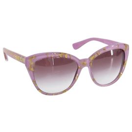 Dolce & Gabbana Óculos de sol DOLCE&GABBANA de plástico Roxo Auth BA9109V Roxo