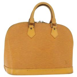 LOUIS VUITTON Sac à main Epi Alma Jaune M52149 LV Auth 160665 Jaune