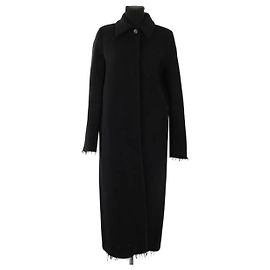 Maison Martin Margiela Black wool coat Black