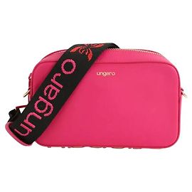 Emanuel Ungaro Sac à bandoulière en cuir rose Rose