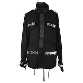 Givenchy Jaqueta de algodão preta Preto