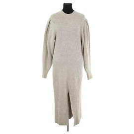 Isabel Marant Grau Cashmere Kleid Grau