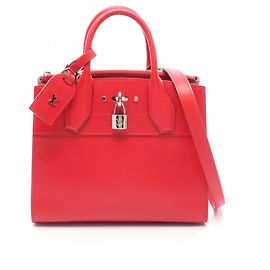 Louis Vuitton City Steamer PM Handbag Red