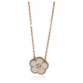 Van Cleef & Arpels Rose Gold Mother Of Pearl Lucky Spring Plum Blossom Pendant Other
