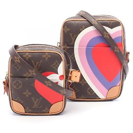 Borsa a Spalla Panam Set Louis Vuitton Marrone Multicolore