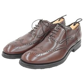 Alfred Dunhill Chaussures Brogue en Cuir Dunhill Marron