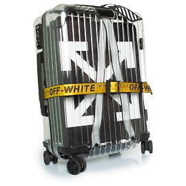 Autre Marque Valigia a mano trasparente Off White x Rimowa Nero Bianco