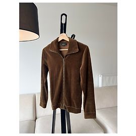 Apc Braune Veloursjacke / Weste mit Reißverschluss A.P.C. Andere