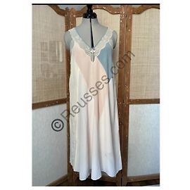 Vestido largo de seda Zadig & Voltaire Colorblock Otro