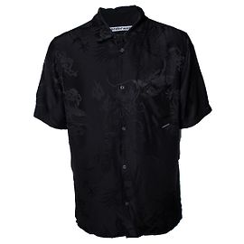 Alexander Wang, Camicia a maniche corte con stampa di drago Nero