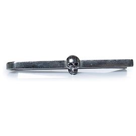 Paul Smith, clip de corbata con calavera en plata Plata