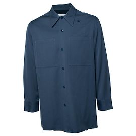 Jil Sander, camicia in petrolio Verde