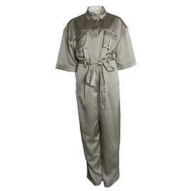 Autre Marque Arakii, glänzender Jumpsuit in Beige Andere