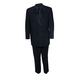 Windsor, terno de smoking em preto Preto