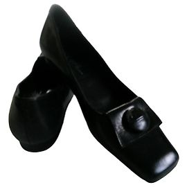Autre Marque Mocasines Reqins de cuero negro Negro