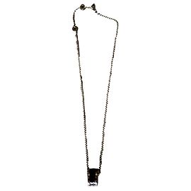 Bulgari Collier Save the Children avec céramique Noir Argenté