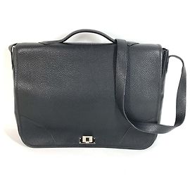 Hermès Sac messager Victoria à rabat HERMES Noir