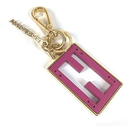 Porte-clés Fendi Baguette Logo Doré
