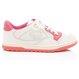 Baskets Mac80 en cuir Gucci Rose