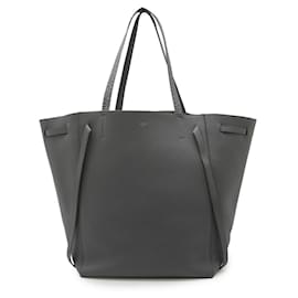 Céline Celine Leder Phantom Medium Tote Bag Grau