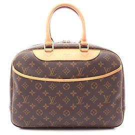 Borsa Vanity Bowling Doeville Louis Vuitton Marrone