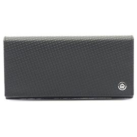 Alfred Dunhill Dunhill Leather Micro D-Eight Bifold Wallet Black
