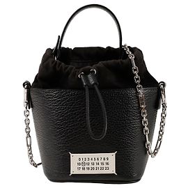 Maison Martin Margiela Piccola borsa a secchiello a spalla Nero