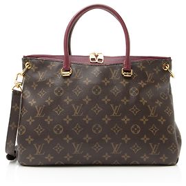 Borsa Pallas in tela Monogram Louis Vuitton Marrone