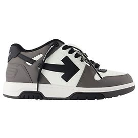 Baskets Out Of Office - OFF WHITE - Cuir - Gris Gris