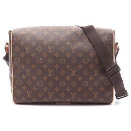 Borsa a Spalla Abbesses Monogramma Louis Vuitton Marrone