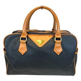 Borsa Boston in pelle PVC Cassandra Yves Saint Laurent Nero