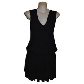 Mini vestido Max & Co preto de viscose Preto