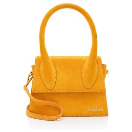 Jacquemus Suede Le Grand Chiquito Sac à Main Orange