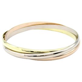 Pulsera Trinity Cartier en oro K18 Dorado Metálico