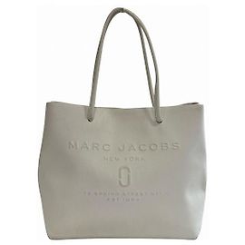 Bolsa Tote de Couro Marc Jacobs Branco