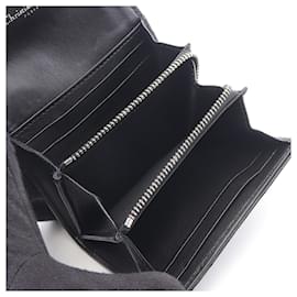 Dior-Dior Diorama Leather Bifold Wallet Black-Black