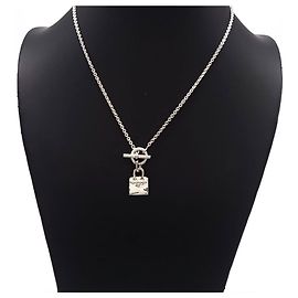 Collana Birkin in argento Hermès Argento Metallico