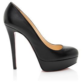 Christian Louboutin Leather Bianca 140 Pumps Black