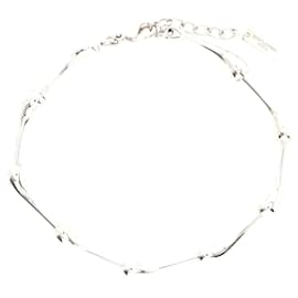 Bracelet en acier inoxydable Yves Saint Laurent Argenté Métallisé