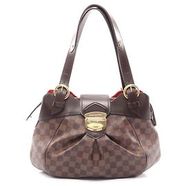 Bolsa Louis Vuitton Sistina PM Marrom Marrom