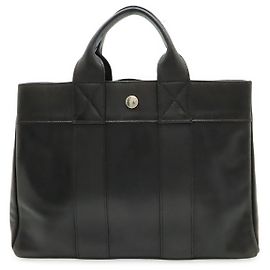 Hermès Herbag Ledertasche Schwarz